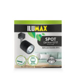 Spot Para Riel Base Negra GU10