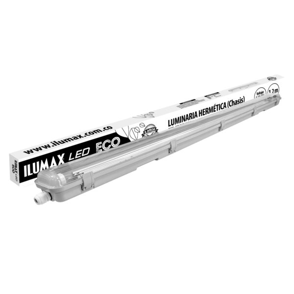 Chasis Hermetico De Sobreponer Para Tubo LED 2X18W