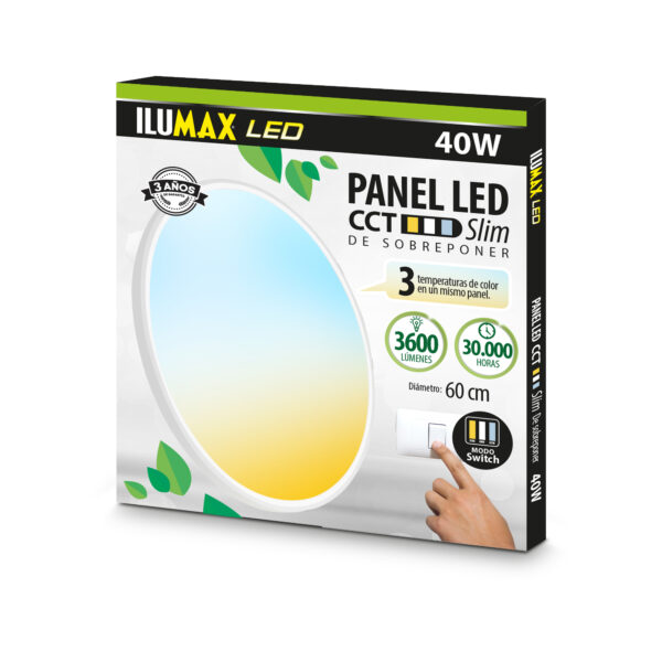 Led Redondo Sobreponer  40W CCT
