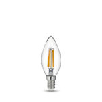 Velita Led Filamento Dimerizable 4W, Luz calida ,E14 - Imagen 4