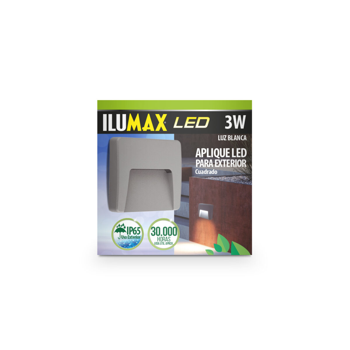 Aplique Led Sobreponer 3W Luz Blanca - Imagen 1