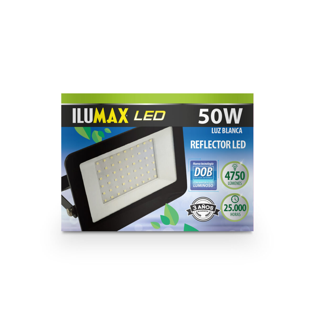 2062-PRODUCTO2 Reflector 50w Luz Blanca - Imagen 1