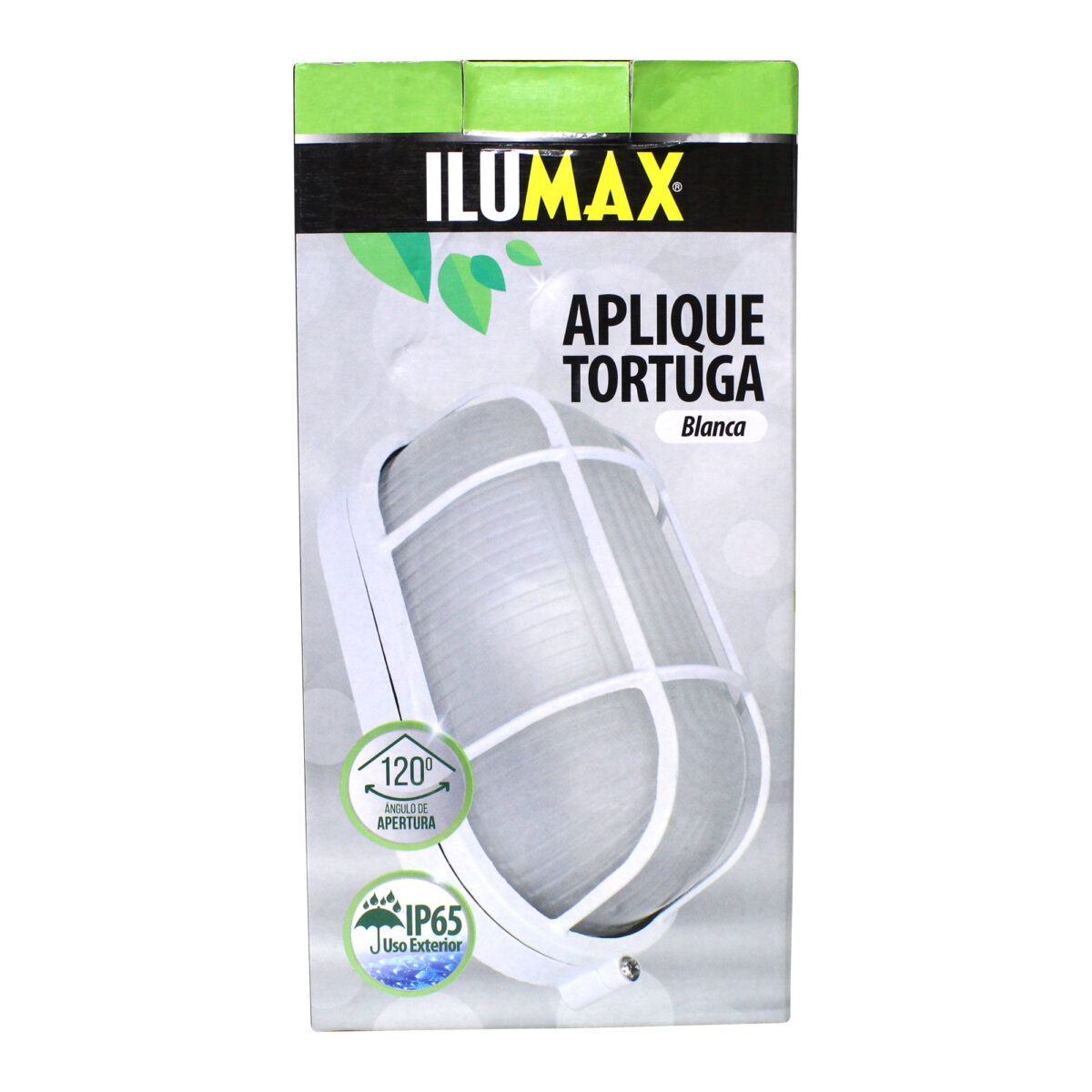Aplique Tortuga Blanco Para Bombillo Led Max 9W - Imagen 3