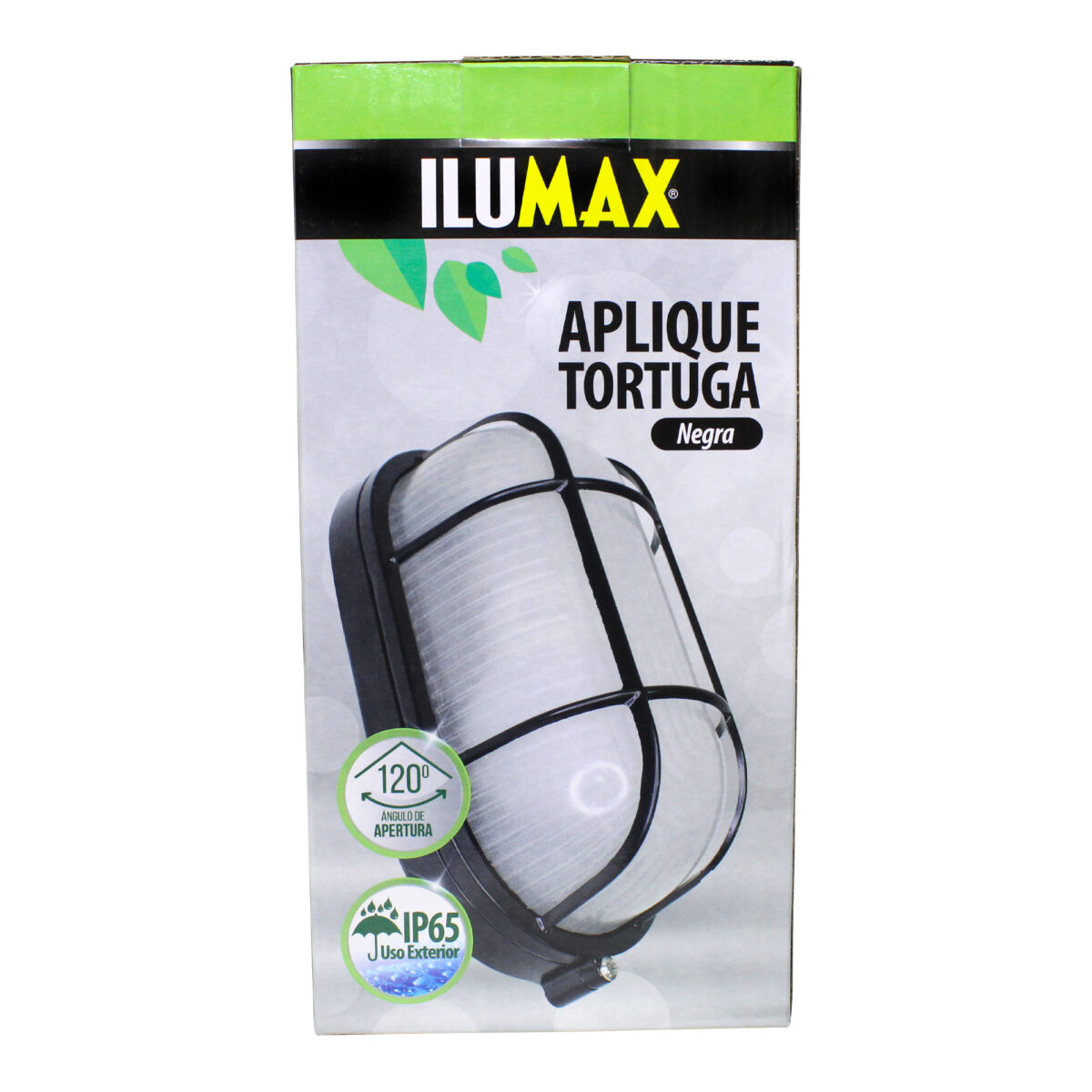 Aplique Tortuga Negra Para Bombillo Led Max 9W - Imagen 2