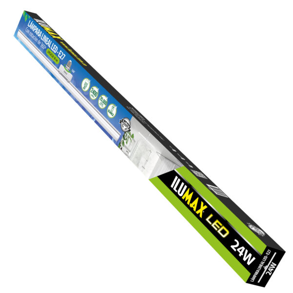 Luminaria Lineal Led 24W Luz Blanca E27
