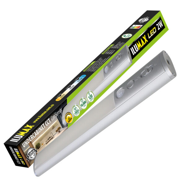 Luminaria De Gabinete Con Sensor CCT 2W