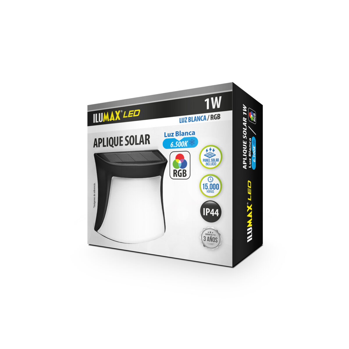 Aplique Led Solar 1W RGB - Imagen 3