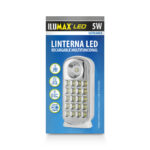 Linterna Led Recargable 5W Luz Blanca