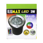 Led Bala De  Piso 3W RGB