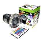 Led Bala De  Piso 3W RGB - Imagen 2