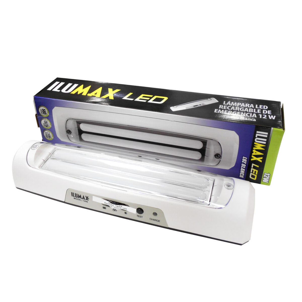 Luminaria Emergencia Led 12W Luz Blanca - Imagen 1