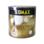 Lampara Colgante Vintage Negro 1xE27
